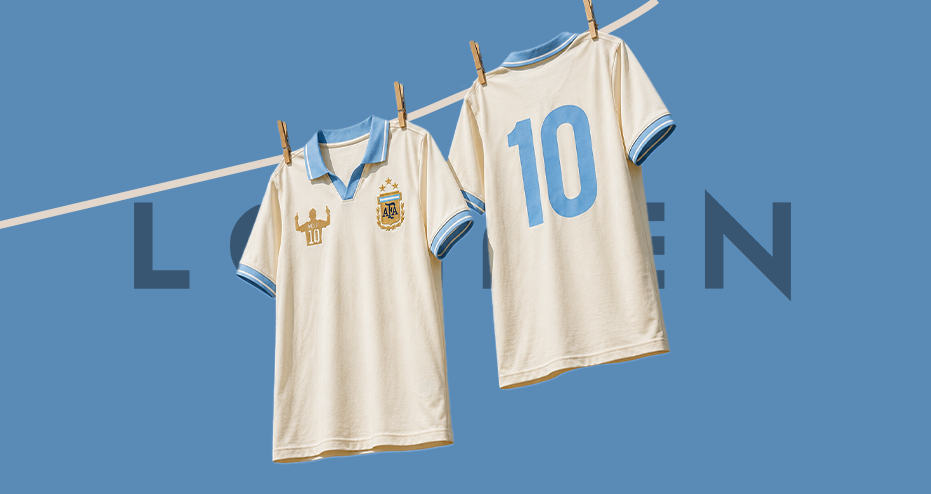 The Albiceleste front and back